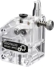 Extruder Set Dual Drive Internal Gear 3D Printer TPU TPE Flexible Filament Extrusion Tool Maintenance Spare Parts, Transparent