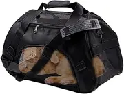 Dog Travel Carrier | Foldable Dog Carrier Transport Bag - Portable Breathable Carrying Case with Adjustable Shoulder Strap for Puppy Kitten
