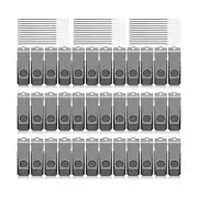 AGECASH 16GB USB Flash Drive 50 Pack Bulk USB Thumb Drive Grey Swivel Pen Dri...