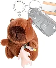 Gupcaqosjw Keyring Plush Toy, Cute Barbecue Series Plush Toy, Portable Decoration for Home, Funny Animal Toy for Everyday and On the Go
