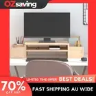 monitor stand solid wood storage space 70x27.5x15 cm pine rustic 3964