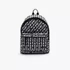 Lacoste Mens Neocroc Logo Print Backpack Mono Noir Blanc NH4223NZ L57