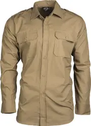 Mil-Tec Ripstop Field, shirt , color: Beige (Coyote) , size: L