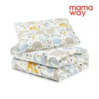 在飛比找momo購物網優惠-【mamaway 媽媽餵】調溫抗菌安撫涼被 睡袋組適用(親子