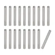 3x25mm Dowel Pins, 20pcs Round Head Flat Chamfered End Dowel Pin