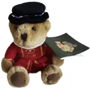 Harrods Royal Guard Plush Bear Knightsbridge Beefeater London 6" With Tags