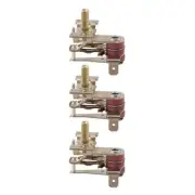 Bimetallic Temperature Control Set of Three Suitable for Electric Heaters