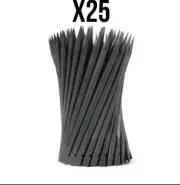 x25 Black Plastic Nylon Pry Spudger Stick Opening Repair Tool iPhone iPad Laptop