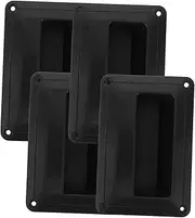 jojofuny 4 Pack Plastic Speaker Box Handle Small Audio Speaker Side Handle Replacement