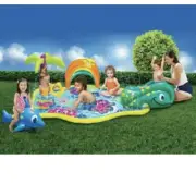 BANZAI JR Banzai Splish Splash Water Park Play Pool Kids Outdoor Summer New