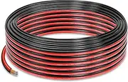 UCINNOVATE 14 AWG Electrical Wire, Flexible 200FT (100FT Red + 100FT Black) 14/2 Gauge Red Black Cable Hookup CCA Electrical Wire LED Strip Extension Wire 12V 24V DC, 14AWG Speaker Cable Cord LED Lamp