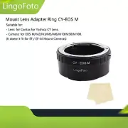 Mount Lens Adapter CY-EOS M for Contax for Yashica Lens to for EOS M EF-M Camera
