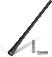 Bingfu Car Antenna FM DAB Car Radio Antenna 23cm Roof Mount Antenna Mast Replacement for Cars Truck SUV, M5.0 M6.0 Screws