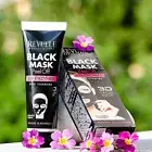REVUELE 3D Face Black Mask Co-Enzymes Active Carbon Peel Off reduces blackheads