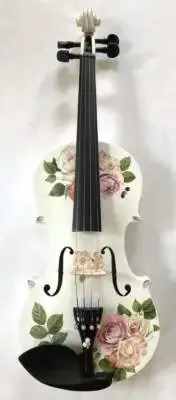 Rose Delight 1/2 Violin 1/2 Outfit, Pearl fine tuners