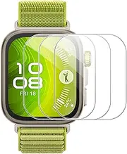 [FDHYFGDY] 3 x Screen Protectors for Huawei Watch Fit 4 Pro, HD Screen Protector [Scratch-Resistant + Full Coverage], Screen Protector Compatible with Huawei Watch Fit 4 Pro, Bubble-Free Film