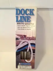 Samson Dock Line Pre-Spliced 2-1 Gold n Braid 3/8"x25'