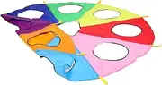 [Yardwe] Kindergarten Group Play Game with Rainbow Parachute Outdoor Early Education Toy Safe Fun for Toddlers
