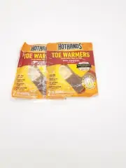 HotHands Toe Warmers 2 Pairs Safe Heat Exp 11/2022 Free Shipping