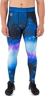 Kapow Meggings Performance Range - Mens Compression Leggings with Pockets for Sports, Athletic Workout Leggings