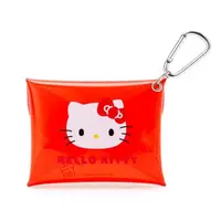 在飛比找momo購物網優惠-【小禮堂】Hello Kitty 扣式防水零錢包 透明零錢包