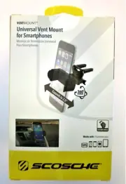 Scosche Ventmount HVM2 Universal Car Vent Mount Smartphones Adjustable 3.5" NEW
