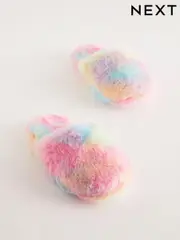 Rainbow Tie Dye Mule Slippers (Q91803) | $11 - $14