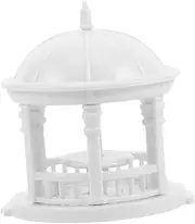 Generic Scale European Pavilion Statue for DIY Table Bonsai Ornament for Micro Landscape Garden Decoration for Friends and Family