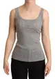 Dolce & Gabbana Gray Cotton Modal Canotta Tank Top T-shirt