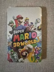 nintendo switch SUPER MARIO 3D WORLD STEELBOOK ONLY *NEW + SEALED* NO GAME