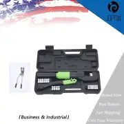 W/ 8 Dies Wire Battery Cable Lug Terminal 6Mt Hydraulic Crimper Crimping Tool