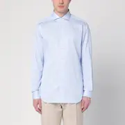 [XACUS] Light Blue Tailor Custom Fit Shirt In Cotton 39 CM Light blue