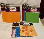 Lot of 18 - NEW Jumbo Book Sox Stretchable Fabric Textbook Cover 9 x 11 or large