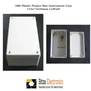 135x75x50mm Electronic Project Box Enclosure Instrument Case Plastic ABS