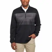 Pebble Beach Men's Performance 1/4 Zip Pullover BLACK Medium