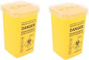 Veemoon Small Sharps Container - Compact and Portable Waste Disposal Bucket with Lid for Safe Medical Sharps Disposal - Ideal for Home and Travel Use