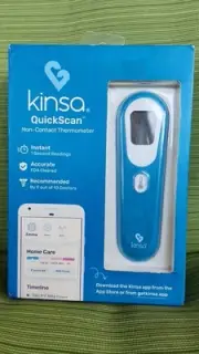 Kinsa Quickscan Bluetooth Non-Contact Thermometer (B12)