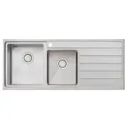 OLIVERI APOLLO 1 & 3/4 BOWL LH W/DRAIN AP1411