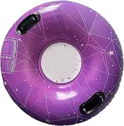 Inflatable Snow Tube - Snow Sled Tube | Winter Snow Sledge Tube | Snow Tubes For Sledge | Heavy Duty Tube Lanyard With Handle | Portable Snow Sled Tube | Toys E