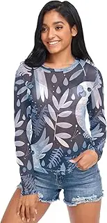 [RPLIFE] Blue Cockatoos Mesh Tops, Sexy Sheer Tops for Women S-XXL