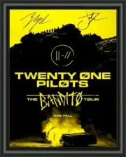 Twenty One Pilots - 21 PILOTS BANDITO TOUR - A4 SIGNED PHOTO POSTER