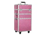 Aeolus Grooming Box Tool Case XL Trolley - Pink Dog Pet Grooming
