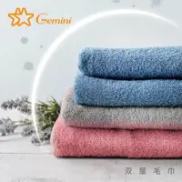 在飛比找PChome24h購物優惠-【Gemini 双星毛巾】Gemini抗菌機能毛巾-毛巾二入