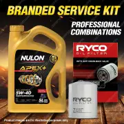 Ryco Oil Filter 5L APX5W40 Engine Oil Kit for Smart Forfour R454 Pulse 4cyl