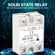 10A Solid State Relay Module SSR AC-AC Input 90-250V AC Output 24-480V AC New