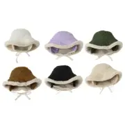 Fisherman Hat Kids Big Brim Cap Ear Protections Cap Basin Hat for Kid 2-6Years