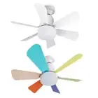 Silent Ceiling Fan with Light and Remote with Lights Remote Control for Bedroom