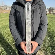 4.51LB Natural Clear Quartz Obelisk Quartz Crystal Point Wand Tower Healing