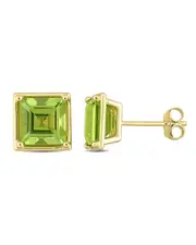 Rina Limor Mini Bezel 14K 3.52 ct. tw. Peridot Studs