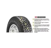 4X 235/70R16 235-70-16 2357016 MICKEY THOMPSON STZ SUV TYRES 16" RIMS 4X4